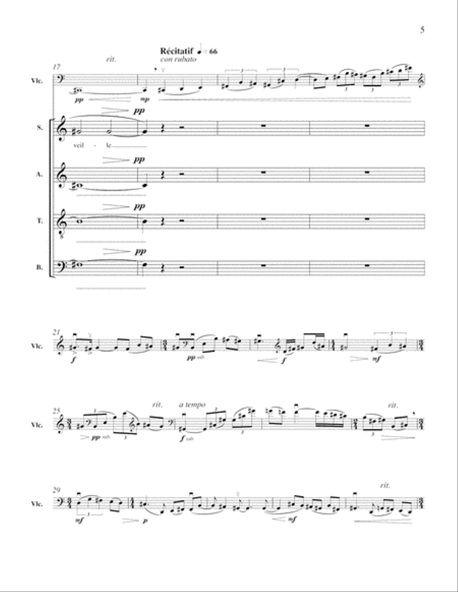Le rameau de soie Choir scores gallery preview page 5
