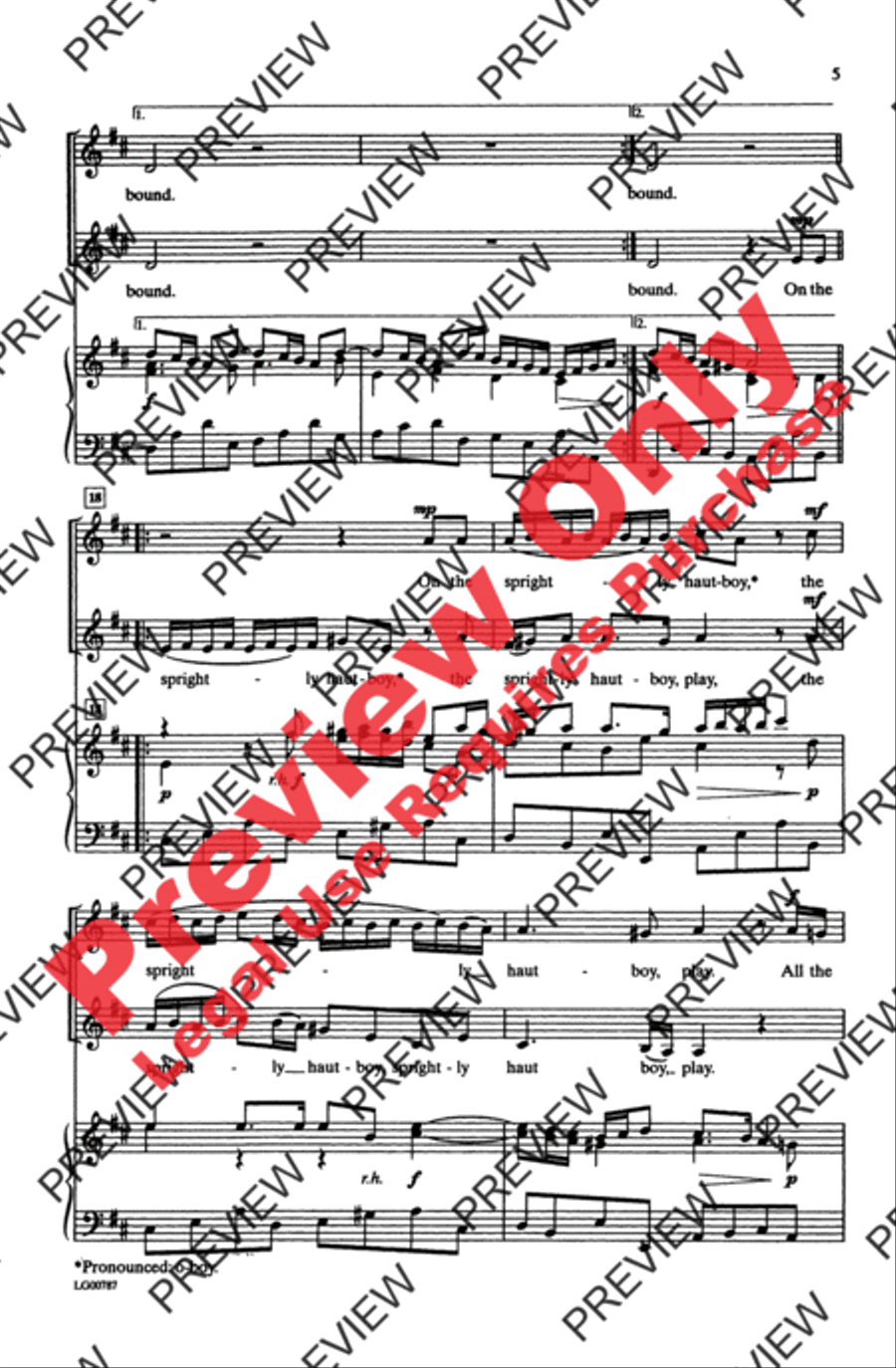 Sound the Trumpet 2-Part scores gallery preview page 5