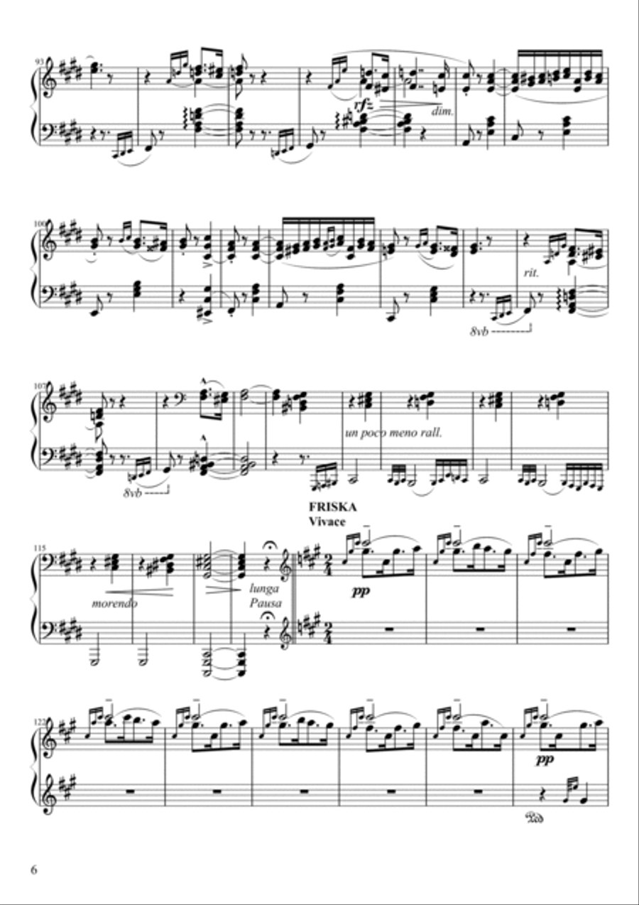Hungarian Rhapsody No. 2 Piano Solo scores gallery preview page 6
