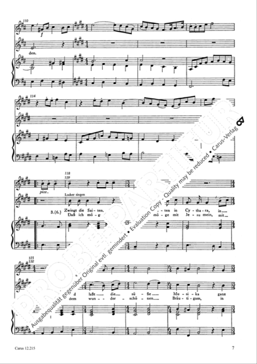 How brightly beams the morning star (Wie schon leuchtet der Morgenstern) Unison Choir scores gallery preview page 8