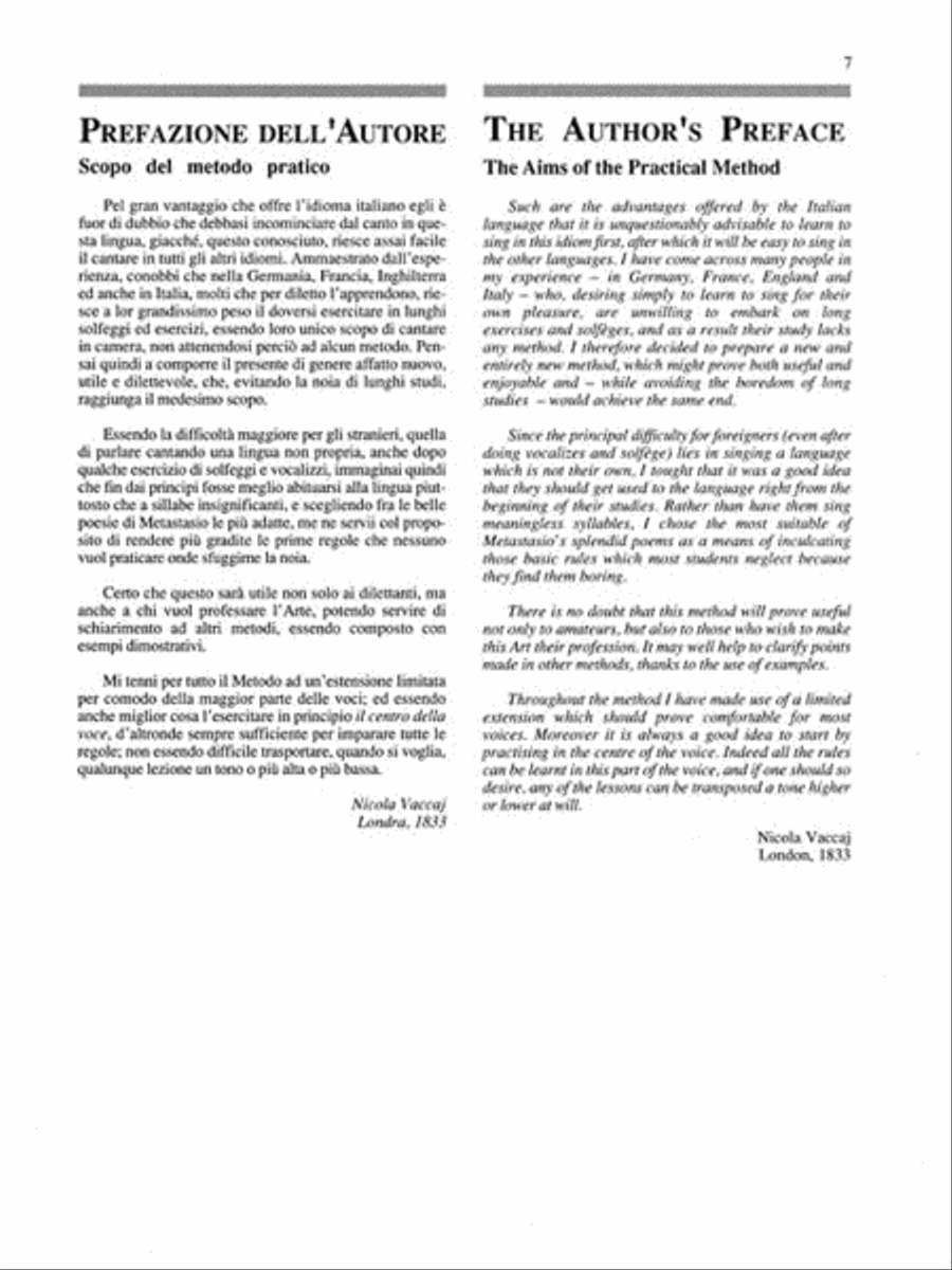 Practical Vocal Method (Vaccai) - Low Voice Low Voice scores gallery preview page 2