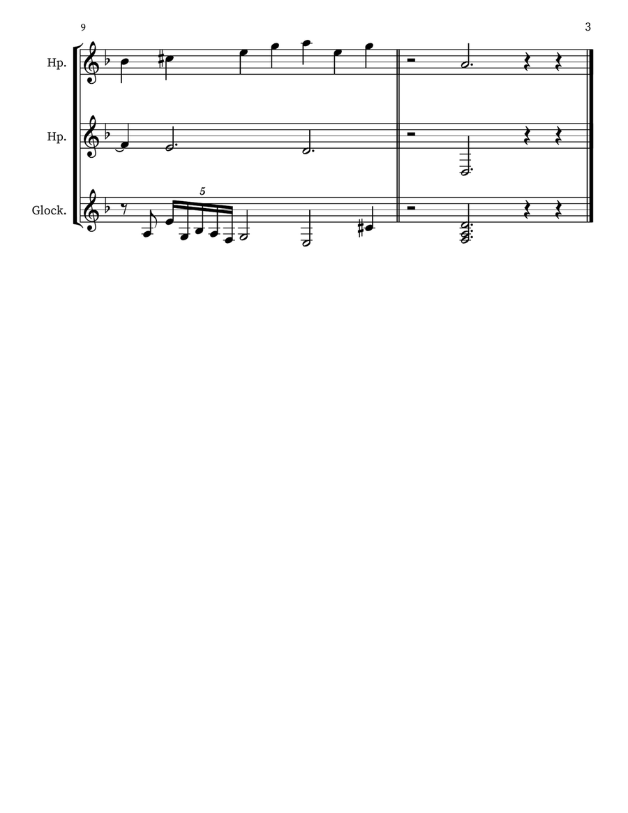 Children's Musing 48 Small Ensemble scores gallery preview page 3