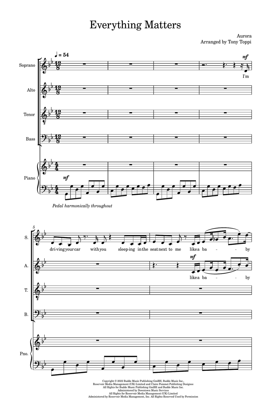 Everything Matters 4-Part scores gallery preview page 1