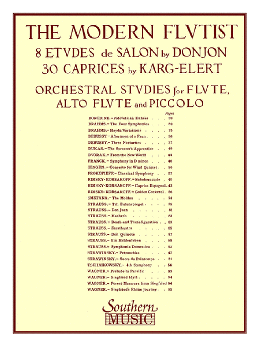 The Modern Flutist Flute scores gallery preview page 1