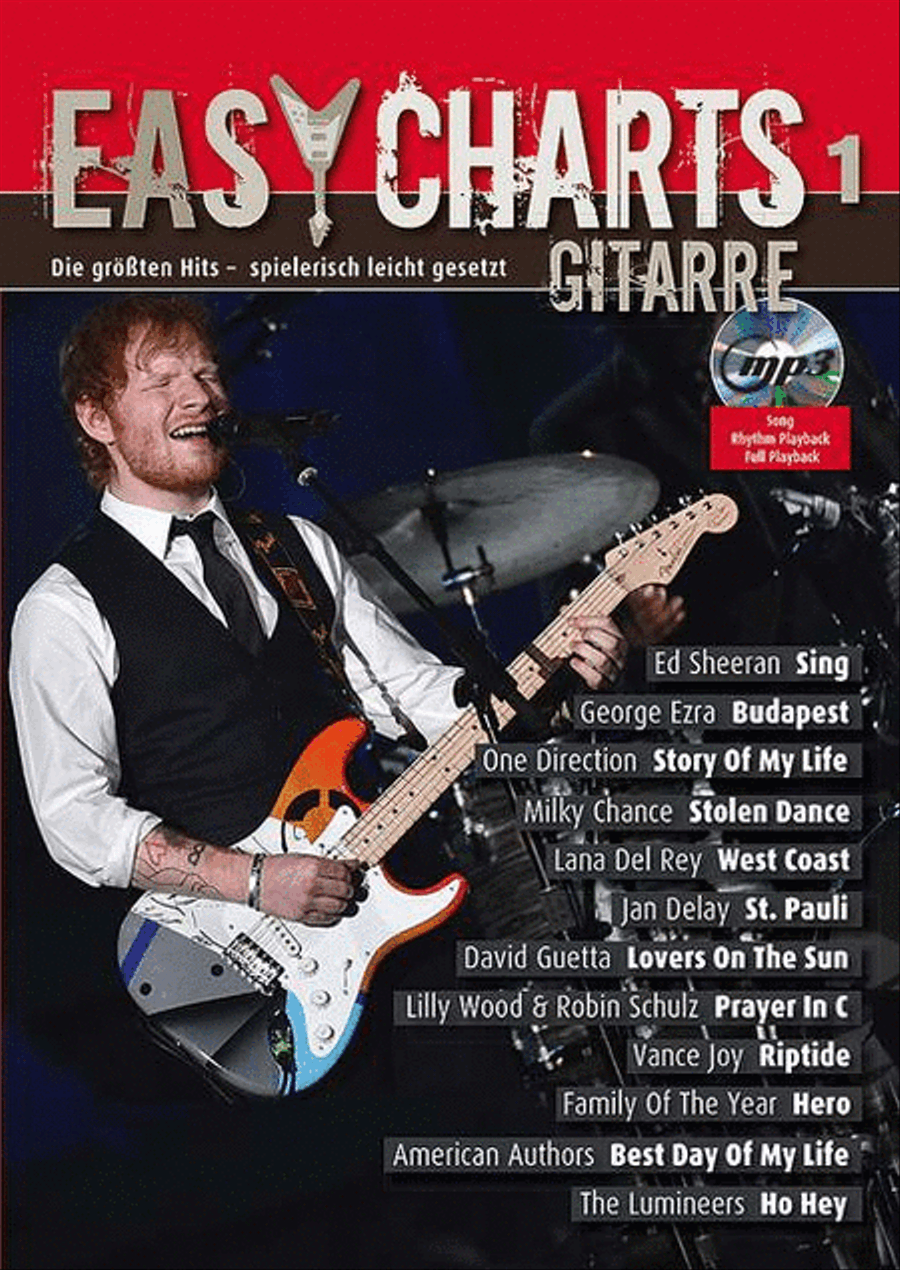 Easy Charts Gitarre Easy Charts Gitarre Guitar scores gallery preview page 1
