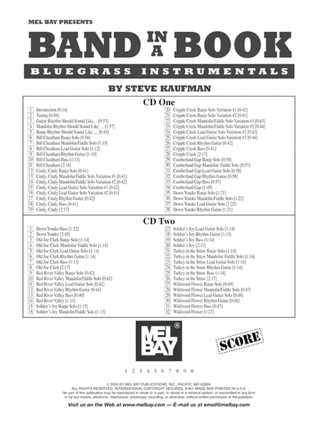 Band in a Book: Bluegrass Instrumentals image number null