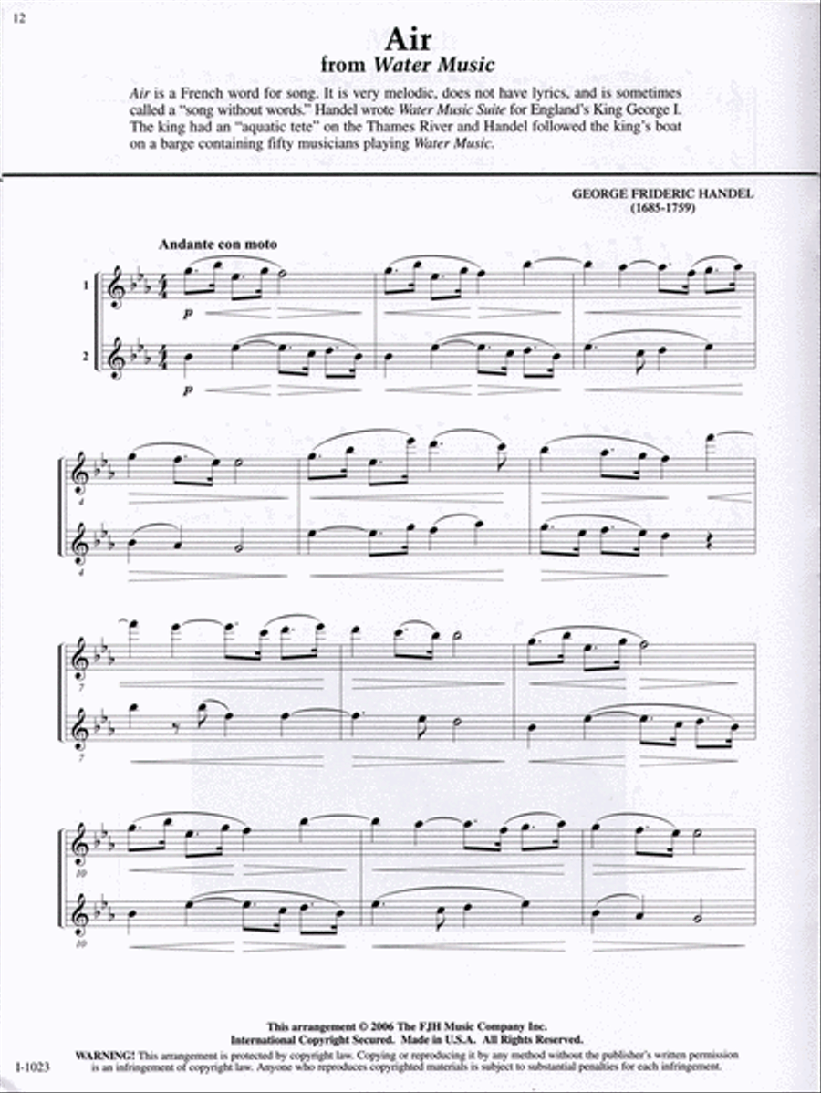 Classics for Two, Flute Flute scores gallery preview page 2