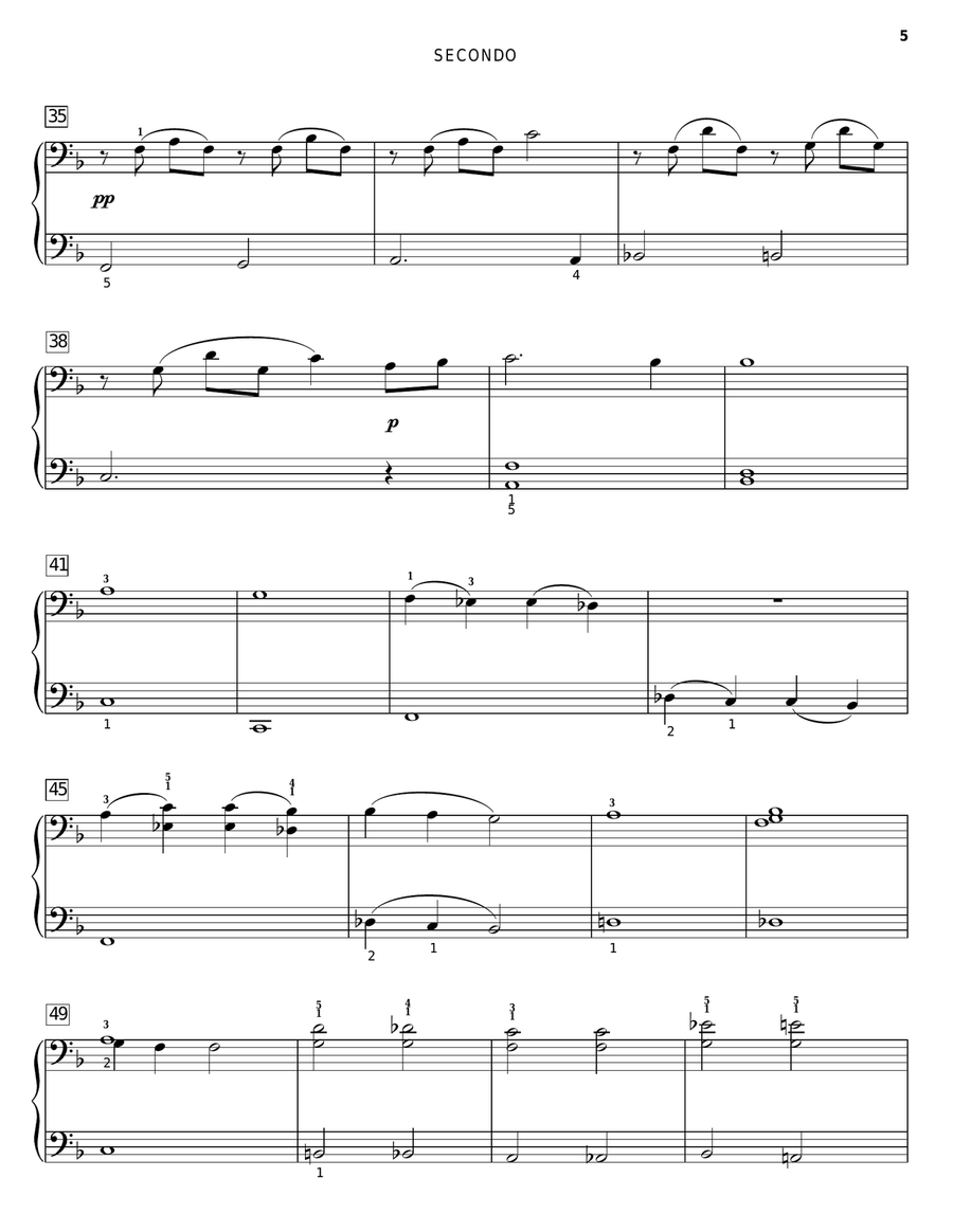 When She Loved Me (from Toy Story 2) Piano Duet scores gallery preview page 5