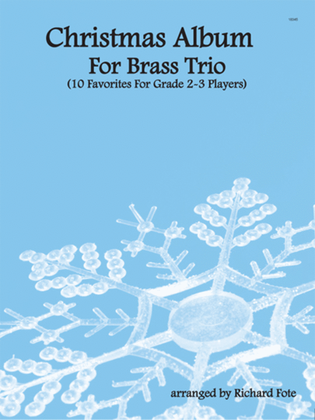 Book cover for Christmas Album For Brass Trio