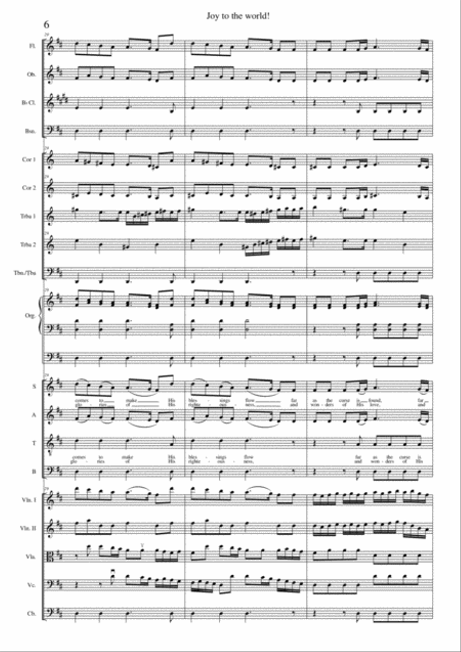 Joy to the World Full Orchestra scores gallery preview page 6