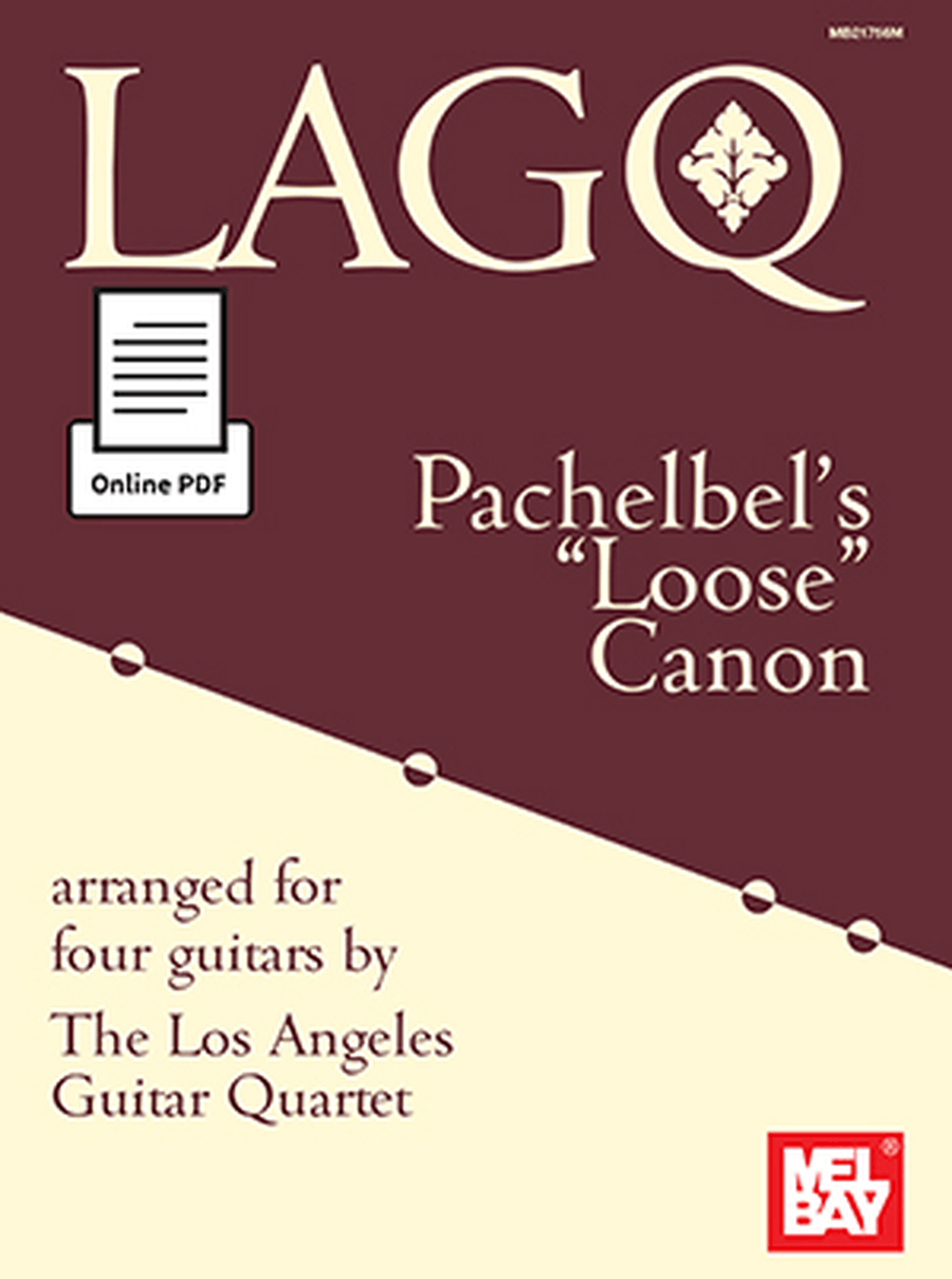 LAGQ: Pachelbel's Loose Canon Guitar Ensemble scores gallery preview page 1