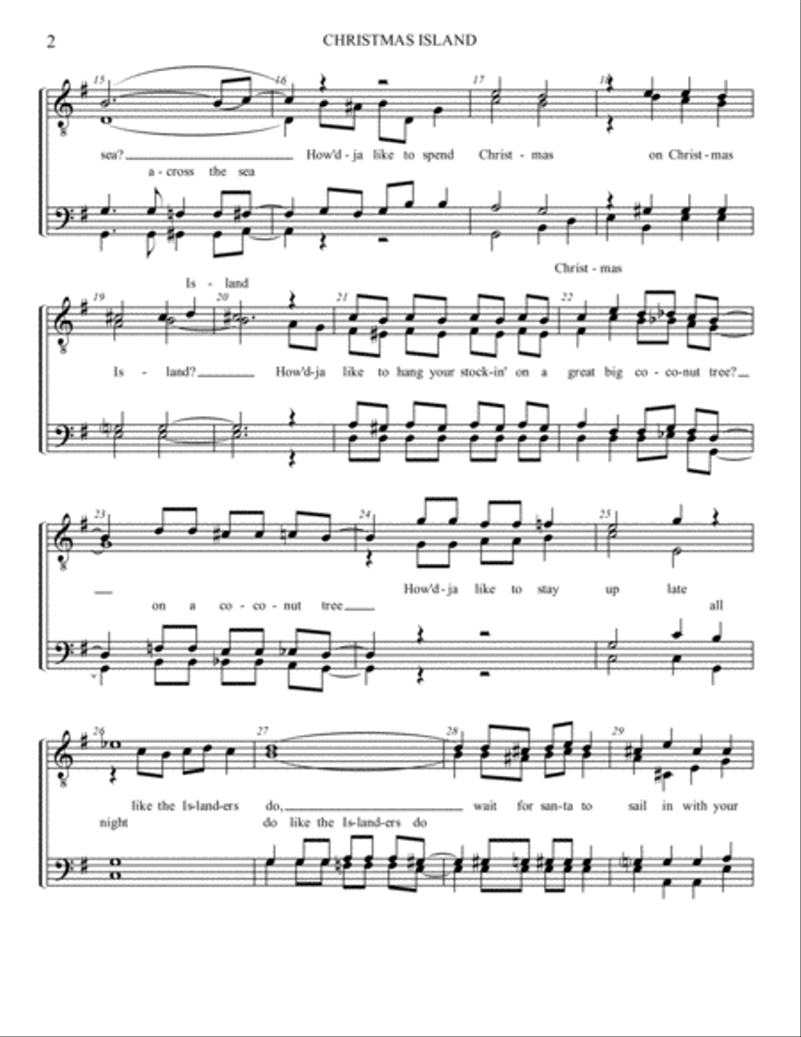 Christmas store island song