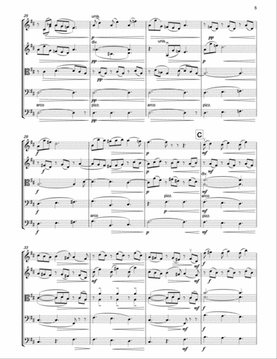 FRANCK Prélude Op.18 for string orchestra String Orchestra scores gallery preview page 4