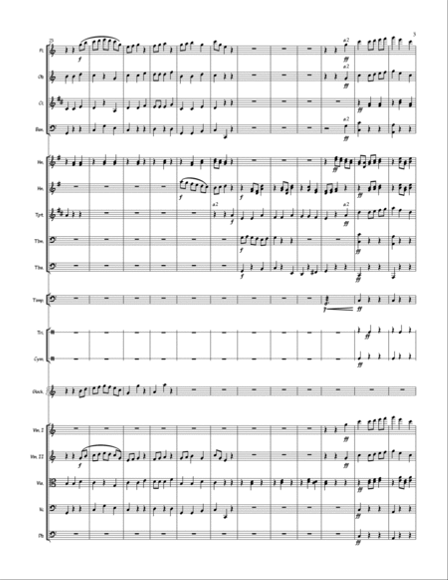 Sinterklaaswaltz (full orchestra)2 Full Orchestra scores gallery preview page 3
