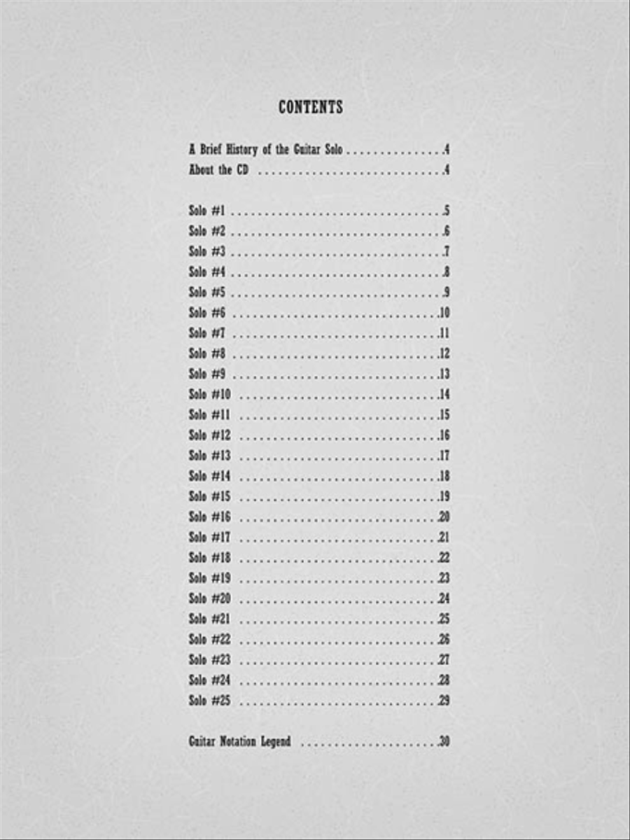 12-Bar Blues Solos Electric Guitar scores gallery preview page 2