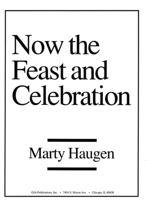 Book cover for Now the Feast and Celebration - Instrument edition
