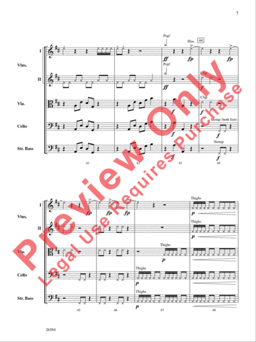 Bio Rhythms Bio Rhythms String Orchestra scores gallery preview page 8