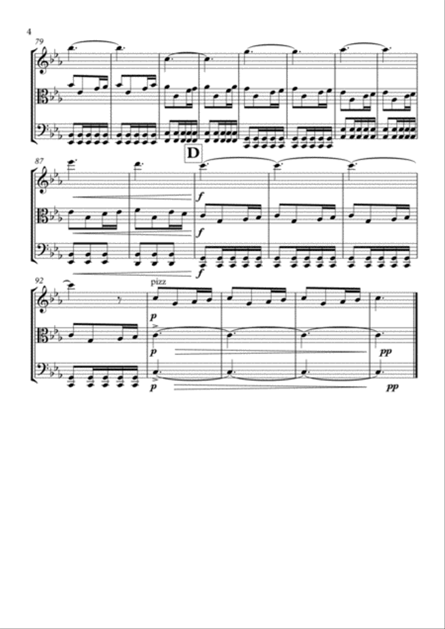Game Of Thrones Game Of Thrones String Trio scores gallery preview page 5