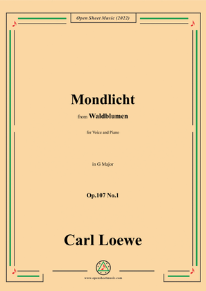 Loewe-Mondlicht,Op.107 No.1,in G Major