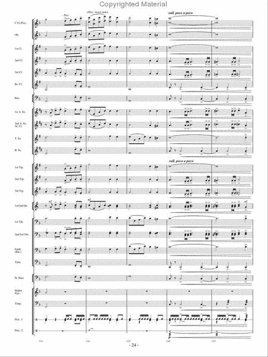 Flight of Valor Concert Band scores gallery preview page 23