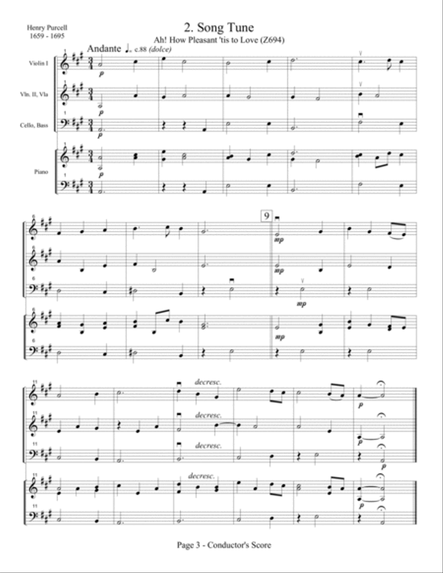 GRADED ENSEMBLES FOR STRINGS - VOLUME I - Extra Score String Trio scores gallery preview page 3