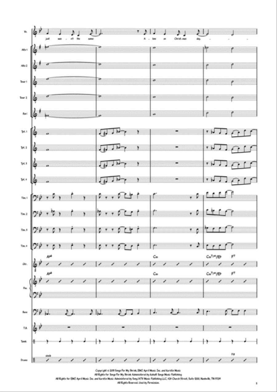 Underneath The Tree Jazz Ensemble scores gallery preview page 4