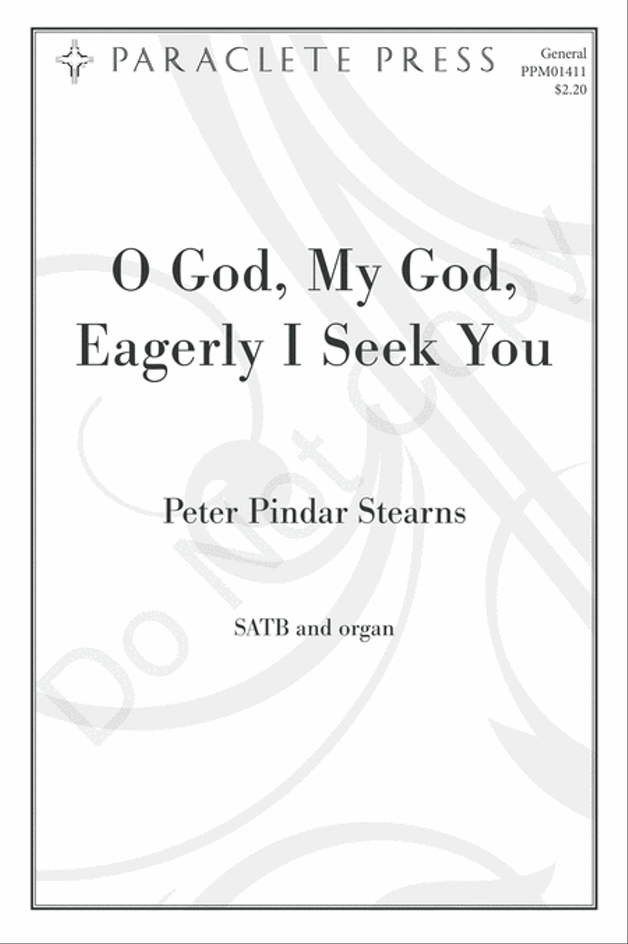 O God, My God, Eagerly I Seek You 4-Part scores gallery preview page 2