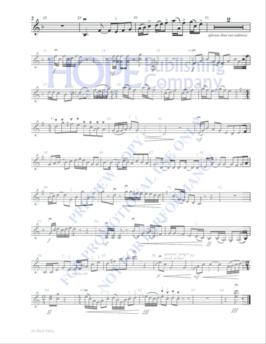 No Dark Valley 5-Octaves scores gallery preview page 9