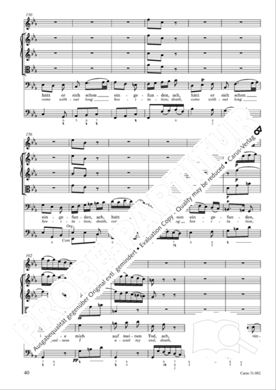 I have enough (Ich habe genung) Mezzo-Soprano Voice scores gallery preview page 41