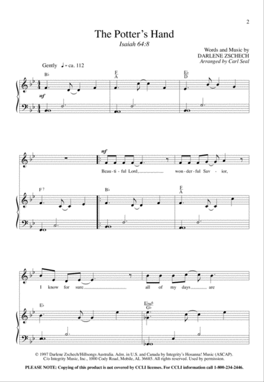 Solos from the Word High Voice scores gallery preview page 2
