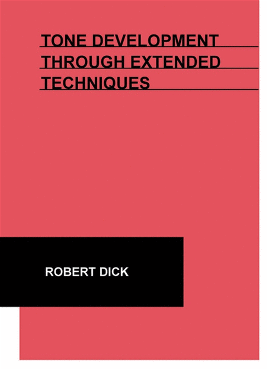 Tone Development Through Extended Techniques Flute Solo scores gallery preview page 1