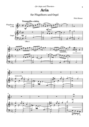Aria für Flügelhorn/Trompete und Orgel