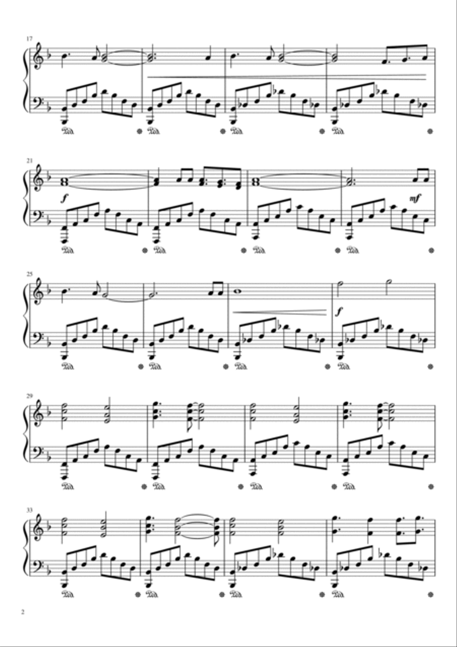 Red Swan Piano Solo scores gallery preview page 2