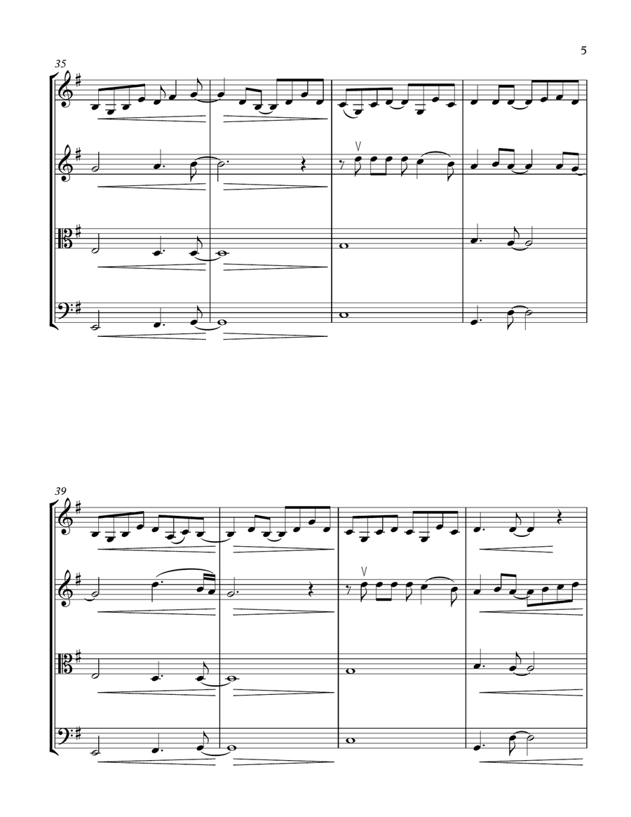 Shallow String Quartet scores gallery preview page 5