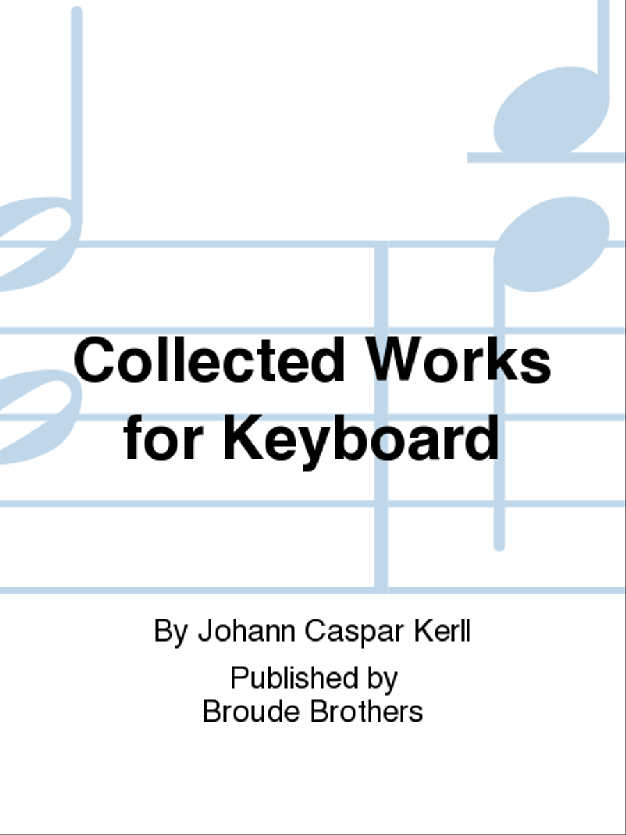 Collected Works for Keyboard. AOK 2 Harpsichord scores gallery preview page 1