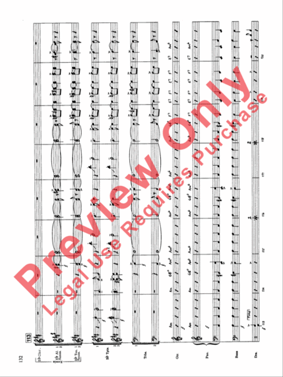 Original Big Band Sounds Big Band scores gallery preview page 133