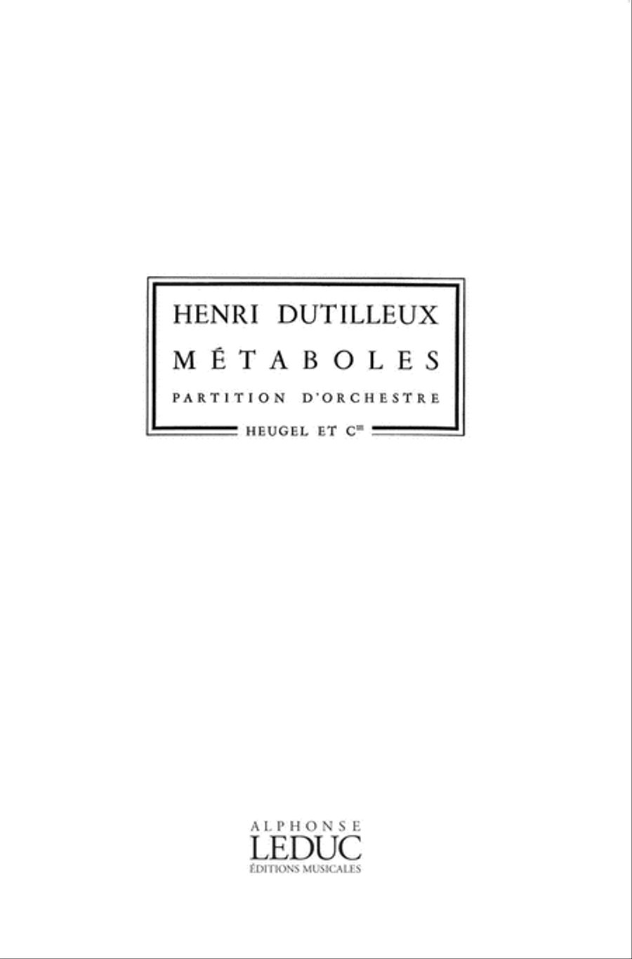 Metaboles Metaboles Orchestra scores gallery preview page 1