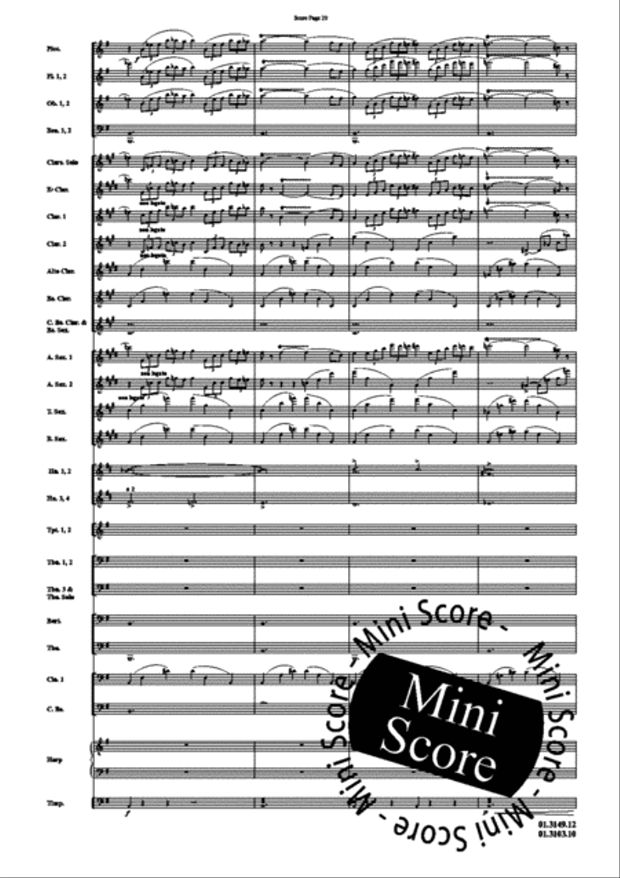 Scheherazade Concert Band scores gallery preview page 24