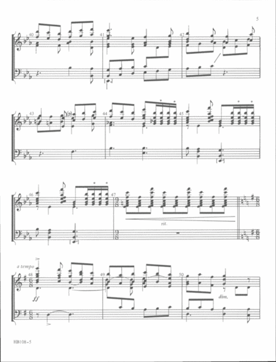 I Saw Three Ships - Gillespie 4-Octaves scores gallery preview page 9