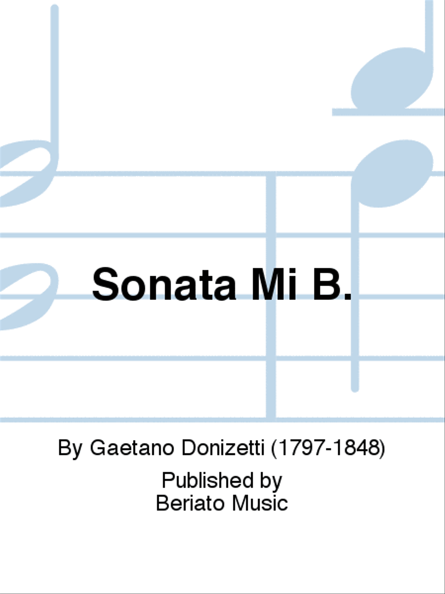 Sonata Mi B. Piano Duet scores gallery preview page 1