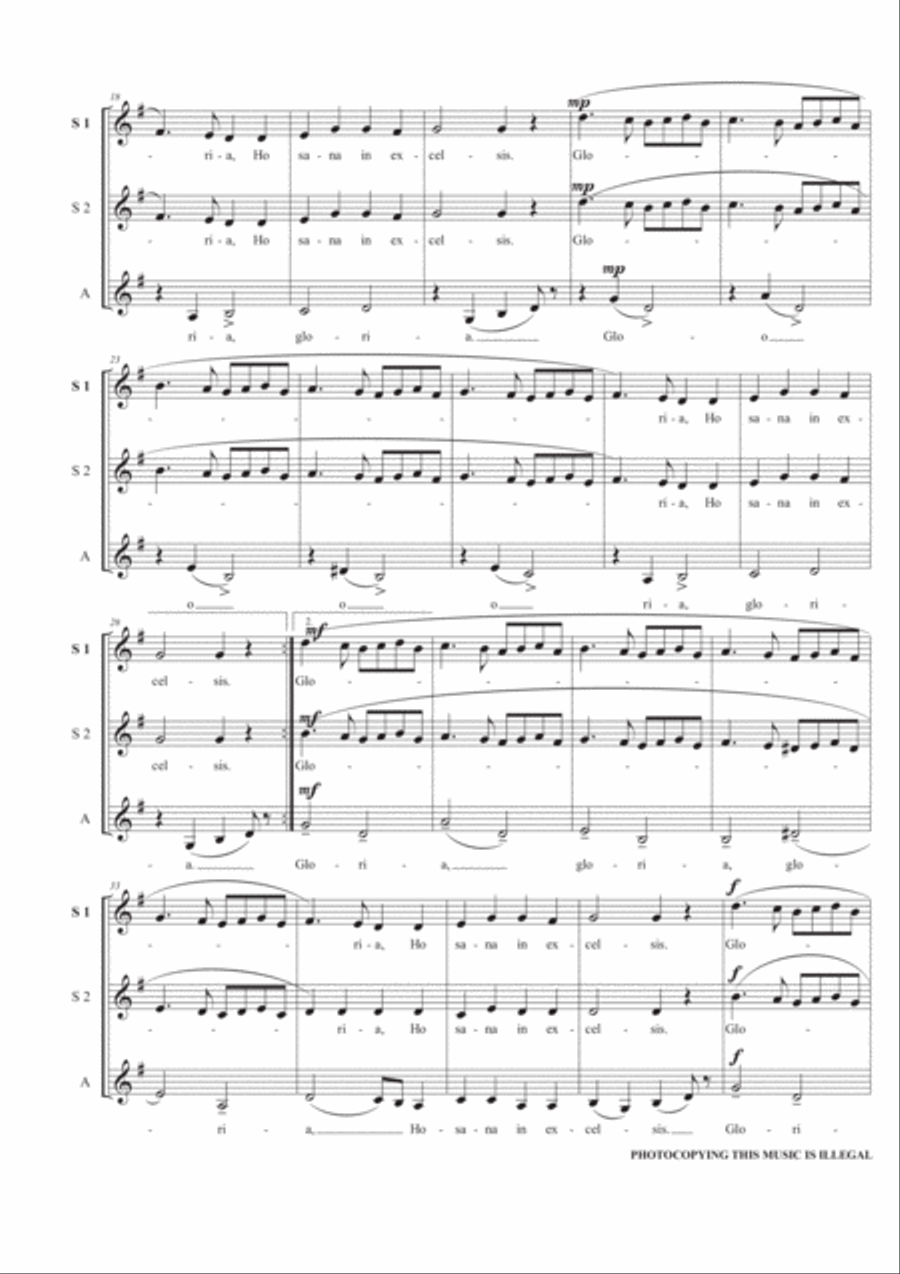 Ding Dong Merrily on High SSA SSA scores gallery preview page 3