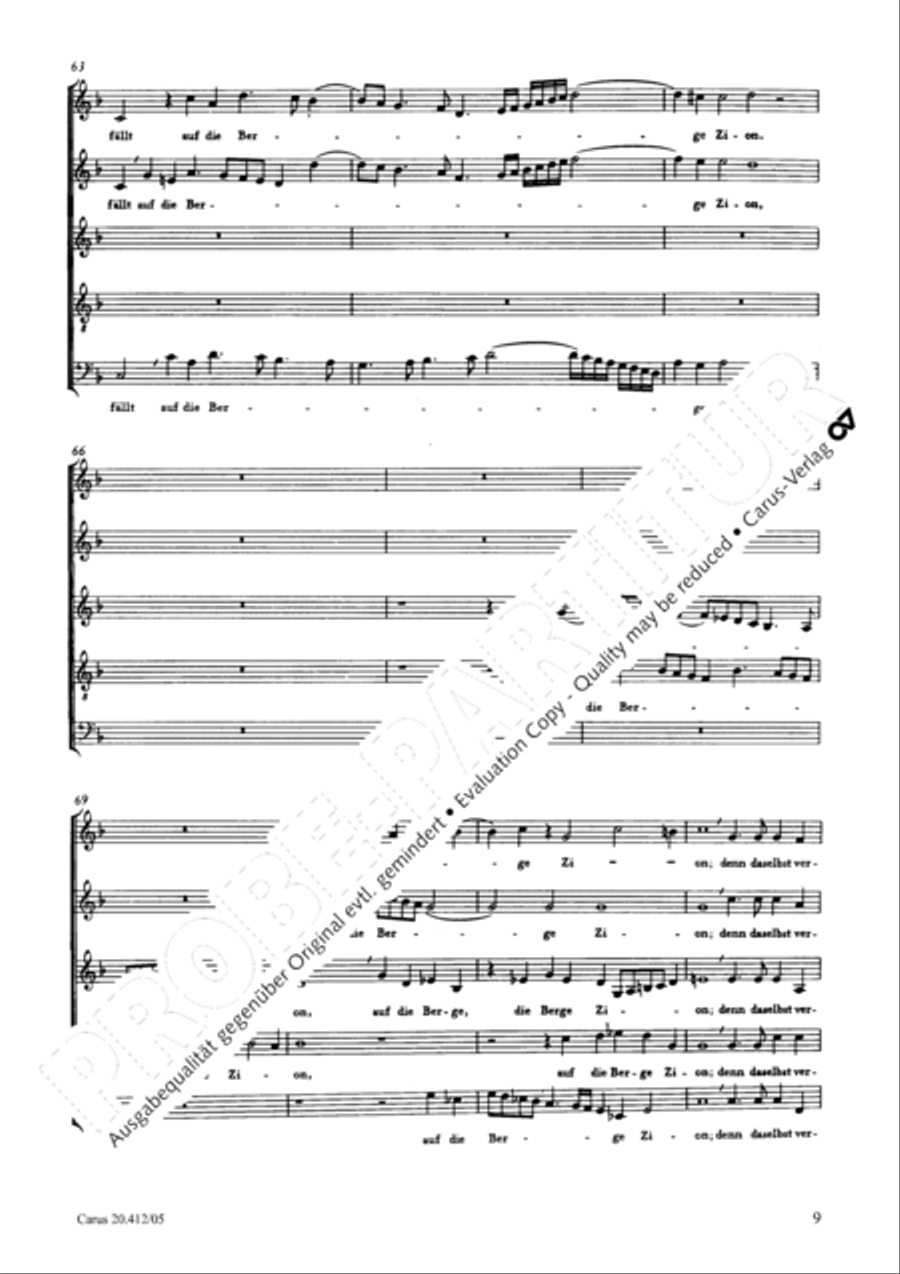 See what delight and joy it is (Siehe, wie fein und lieblich ist's) SSATB scores gallery preview page 10