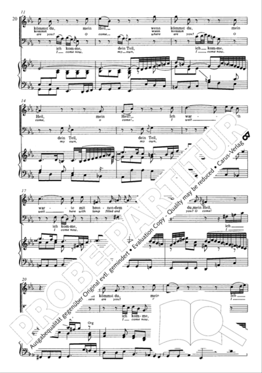Wake, o wake and hear the voices STB scores gallery preview page 21