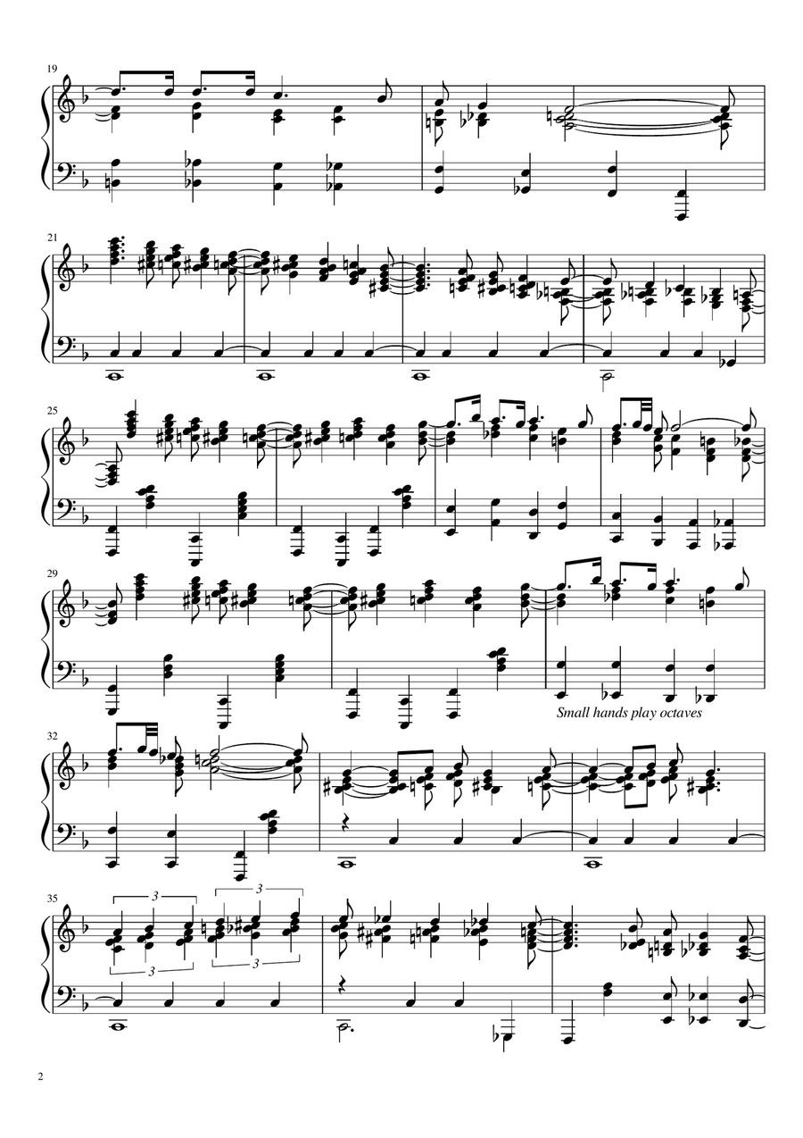 Deck the halls for jazz piano Piano Solo scores gallery preview page 2