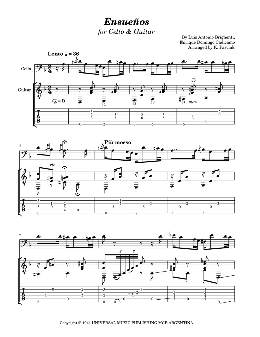 Ensuenos String Duet scores gallery preview page 3
