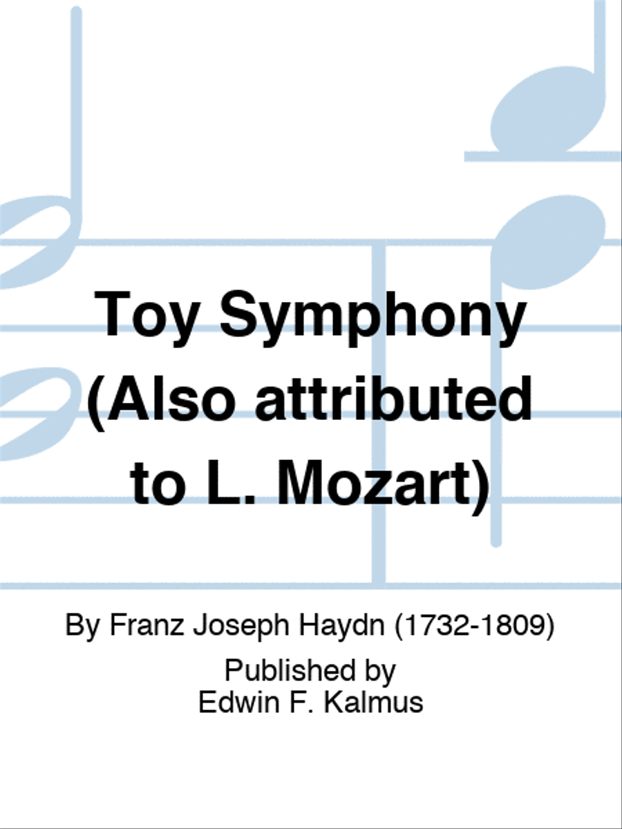 Toy Symphony (Also attributed to Leopold Mozart) Orchestra scores gallery preview page 1