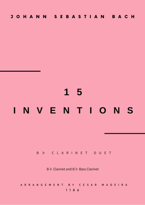 15 Inventions - Clarinet Duet (Full Score and Parts)