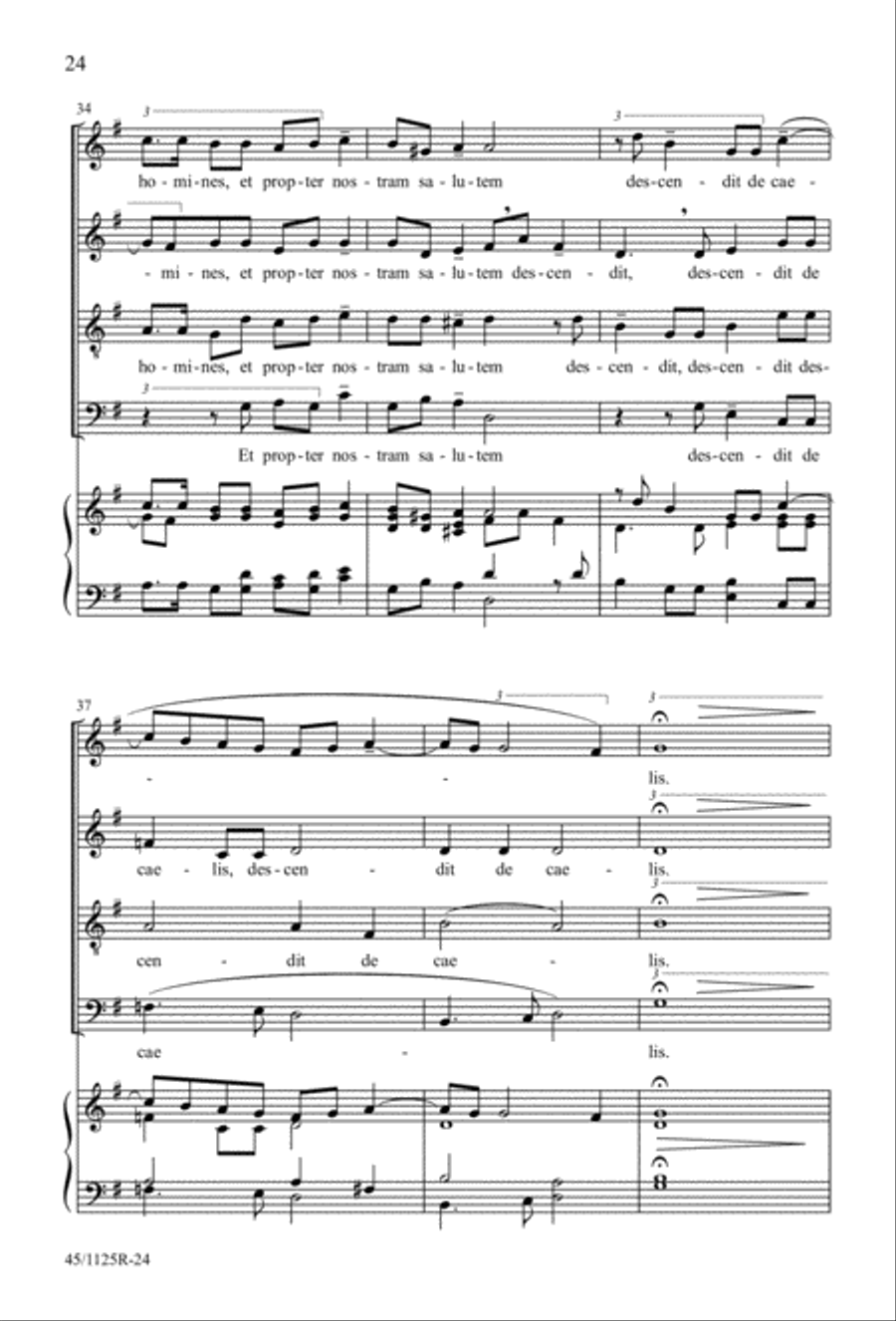 Missa super Dixit Maria Missa super Dixit Maria 4-Part scores gallery preview page 26