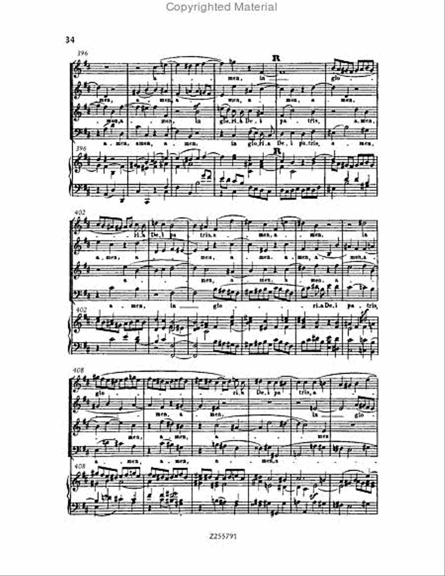 Missa Solemnis, Op.123 Choir scores gallery preview page 34
