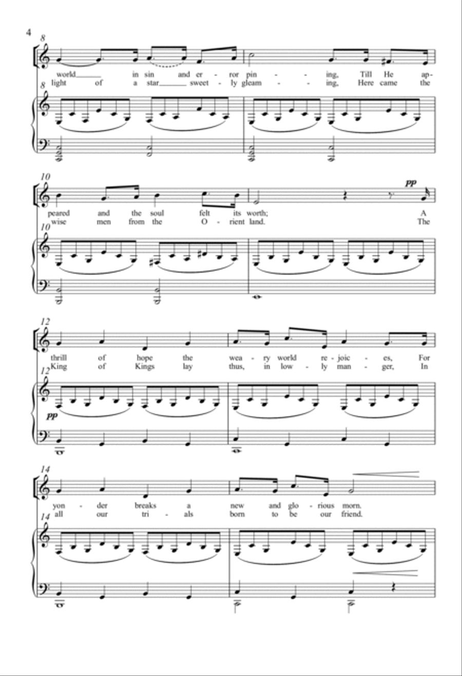 O Holy Night SA scores gallery preview page 2